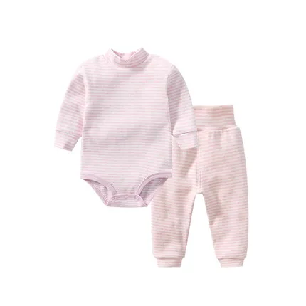 
Deft design newborn baby clothing set with long sleeve 100% cotton 