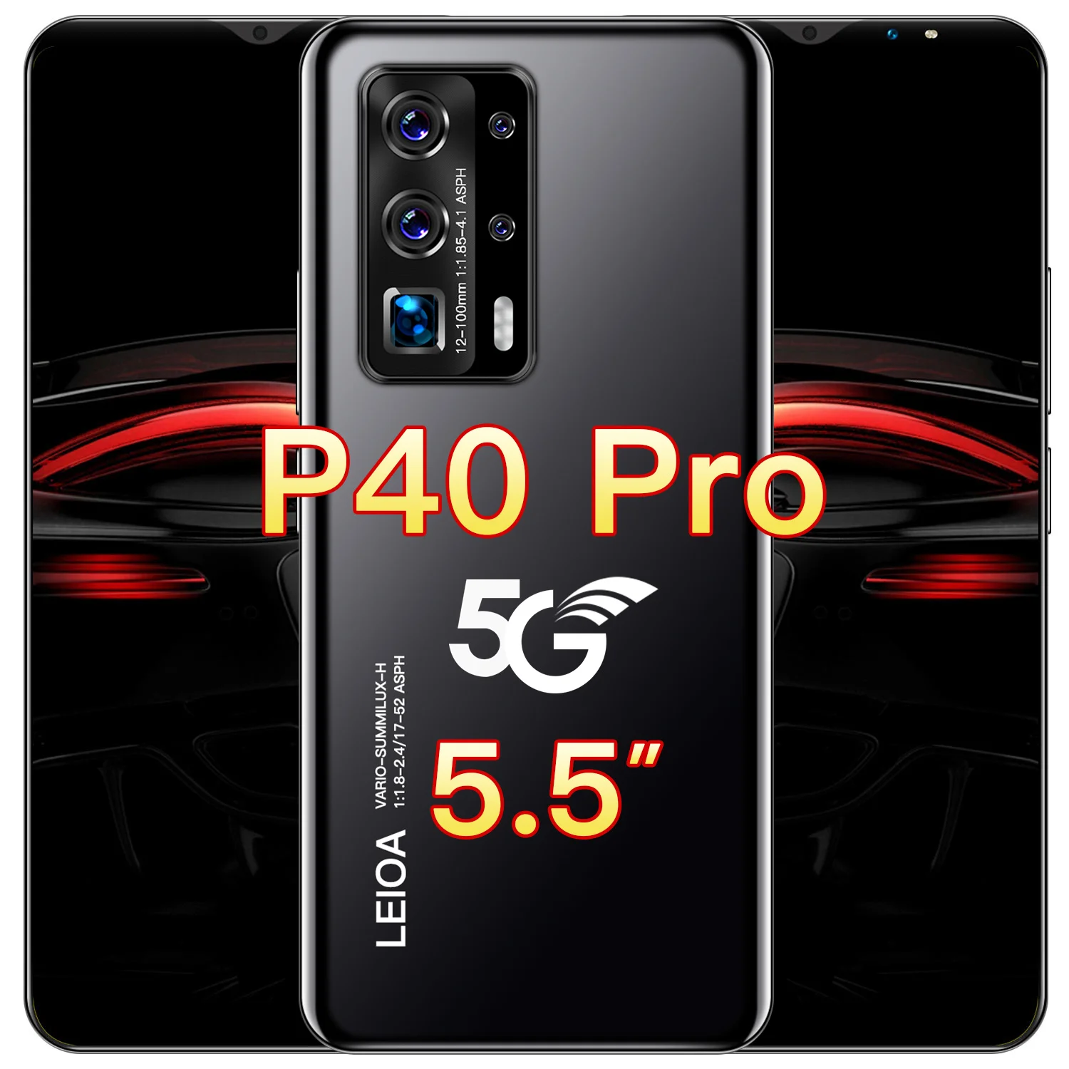  Недорогой смартфон Android 10 p40 pro сотовый 5 дюйма 8 + 256 ГБ 3g 4g 5g мобильный