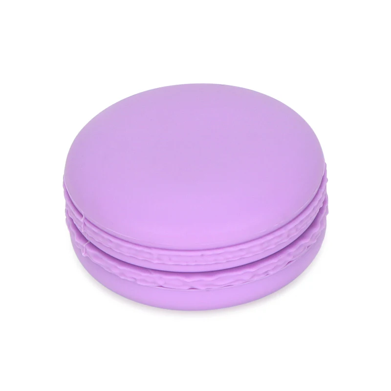 New Style Macaron small portable travel jars/women silicone luxury cosmetic container