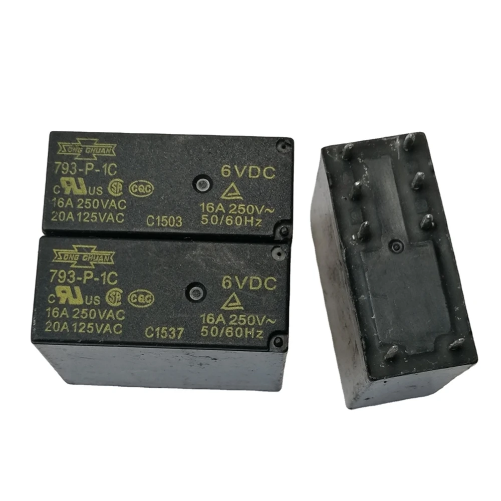 Оптовая продажа, электронные компоненты, поддержка спецификации, 6VDC 16A 8pin реле 793-P-1C 6VDC