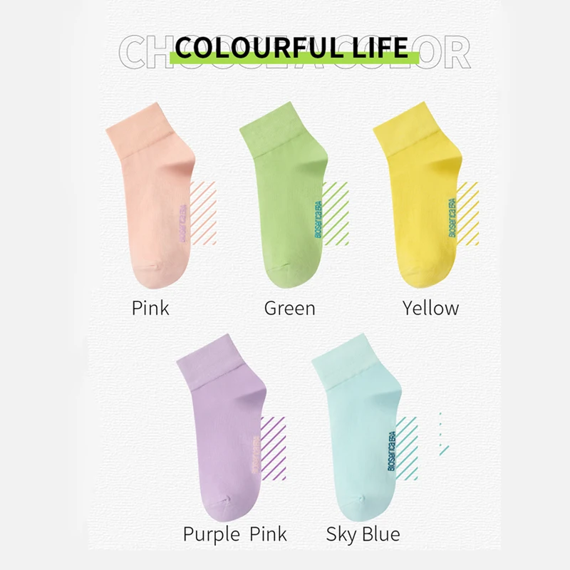 High Quality Women Socks  Solid  Cotton Socks Custom Super Soft Breathable Socks OEM ODM Wholesales