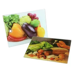 Universal tempered glass cutting board