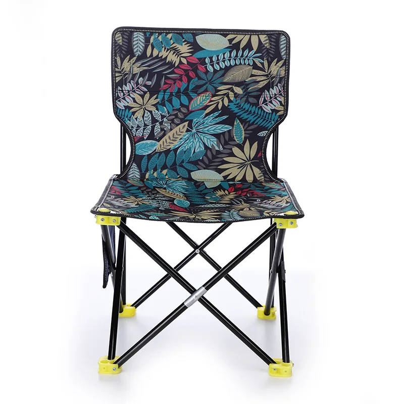 Metal Folding Chair Portable Picnic Art Sketching Fishing Camping Equipment And Supplies Wholesale