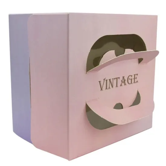 Wholesale Custom Print Cardboard Cake Folding Gift Packing high quality packaging box with soft touch paper