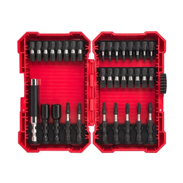 China Manufacture Hot Selling Professional Impact Driver Custom Label hardware tools Screwdriver Bit Set