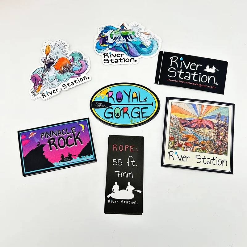 Adhesive Anti-Scratch Business Brand Label Logo Custom Waterproof PVC Vinyl QR Code Stickers Die Cut Square Sticker with QR Code