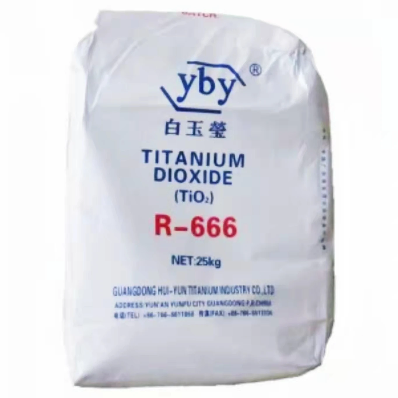 Dioxide Manufacturer Titanium China  Industrial  Grade Names R666 for plastics