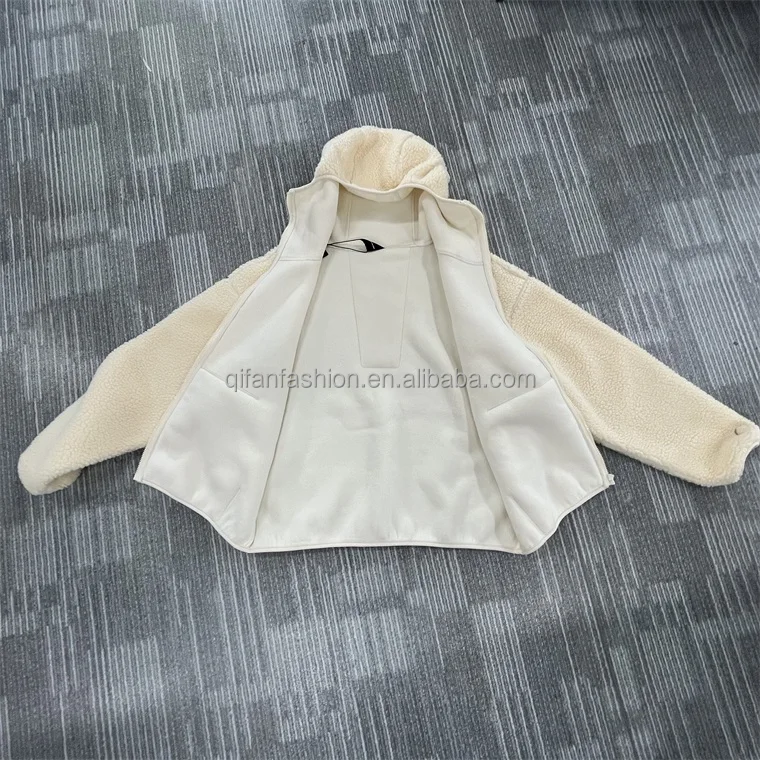 Custom patch design face cover ninja fleece sherpa hoodie for winter