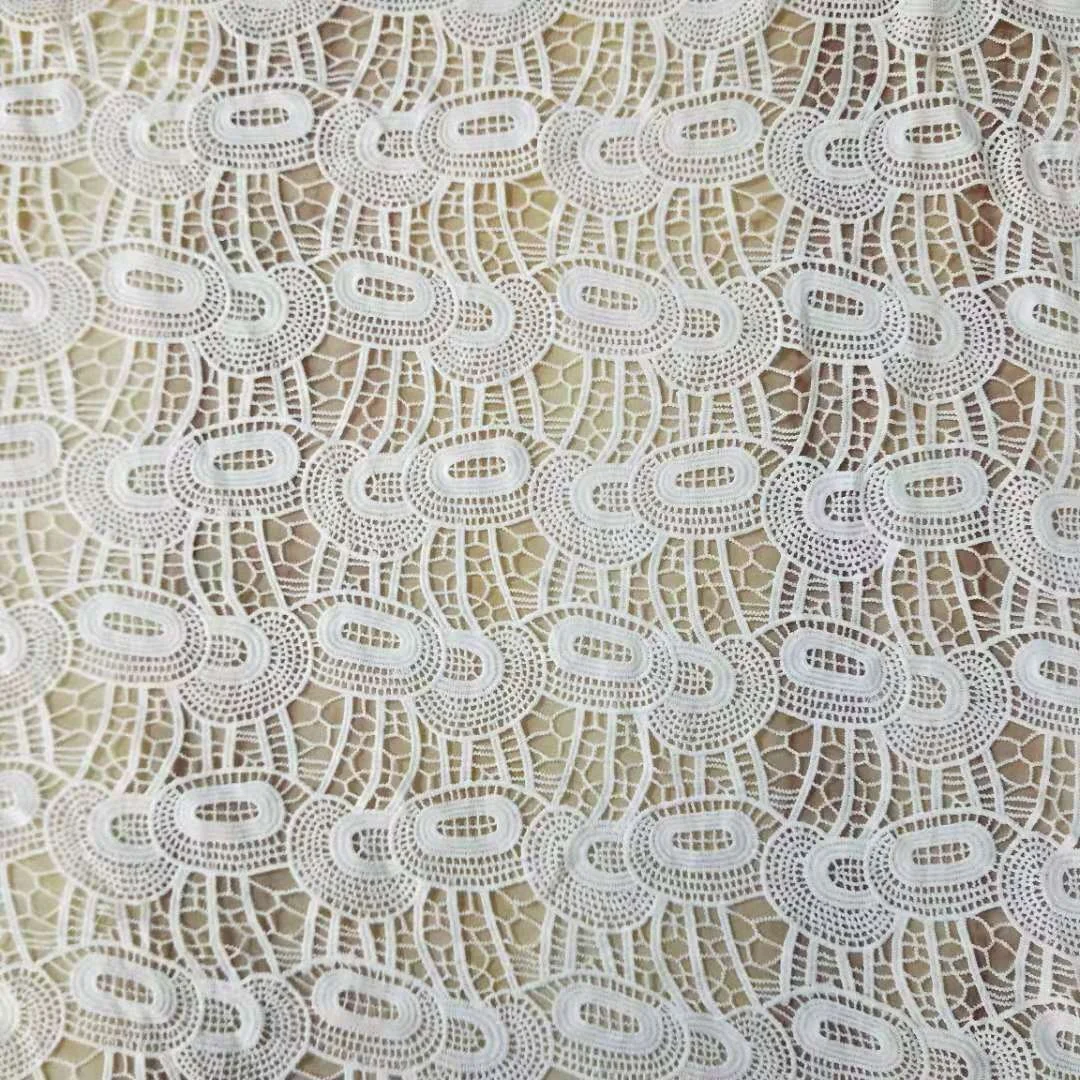 Water Soluble Embroidery Milk Silk Wedding Dress Clothing Skirt Fabric Lace Embroidery