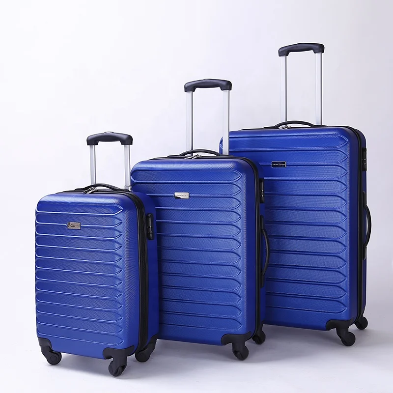 Factory custom 20 24 28inch spinner 4 wheels 360 degree suitcase travel bag hardshell carry on 3pcs abs trolley luggage set