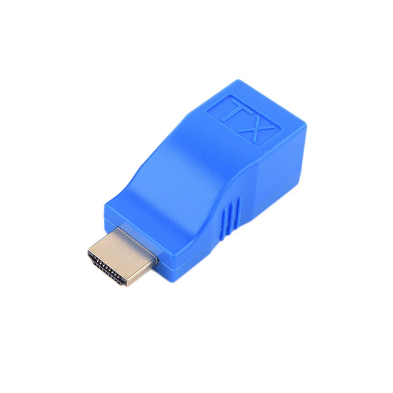 4K1080P HDMI-compatible Extender Extension Up to 30m Over RJ45 CAT5e Cat6 Network Ethernet LAN for HDTV HDPC DVD PS3 STB