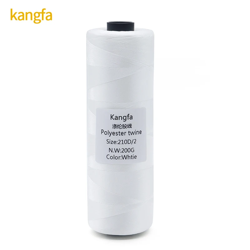 210d/12ply 100% высокопрочная полиэфирная нить вязания крючком прозрачная hilo для стеганых матрасов
