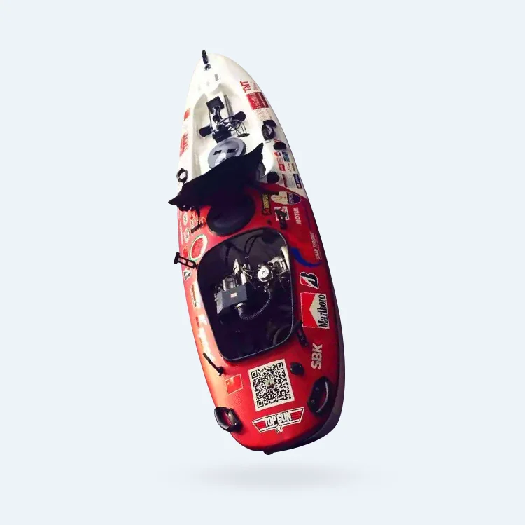 Economical Hison Fishing Boat Jet Engine Powered Kayak Haswing Leisure Fishing Kayak Boat