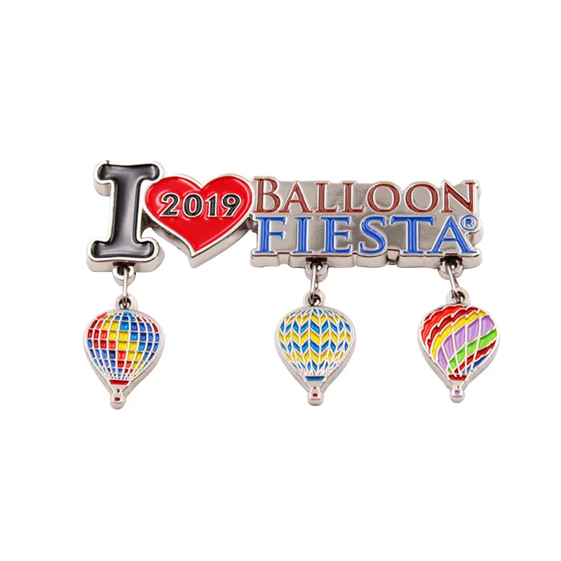 Metal refrigerator stickers Turkey hot air balloon painted refrigerator stickers scenic tourist souvenirs