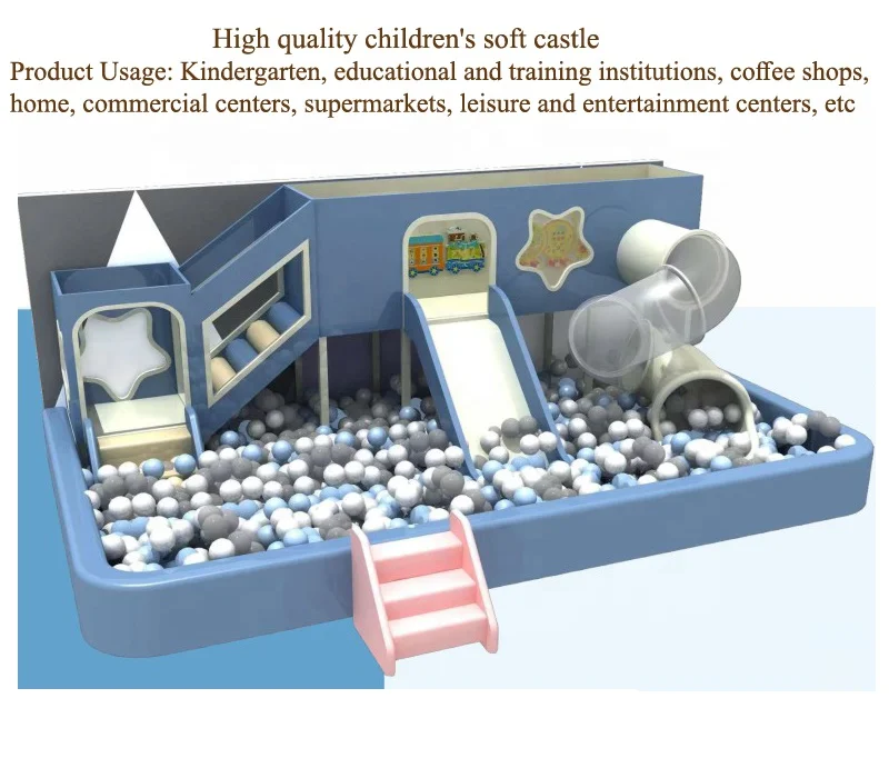 China Manufacturer high-quality  Indoor Playground Equipment  MAKA Theme Naughty Castle wooden Indoor Playground