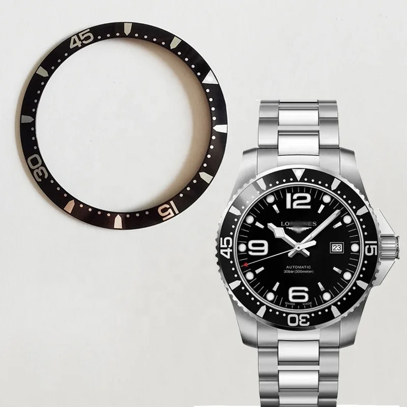 Longines HydroConquest 39 мм роскошные Запчасти для часов чистые L3.741/L3.641 алюминиевый ремешок с светящимся циферблатом часы
