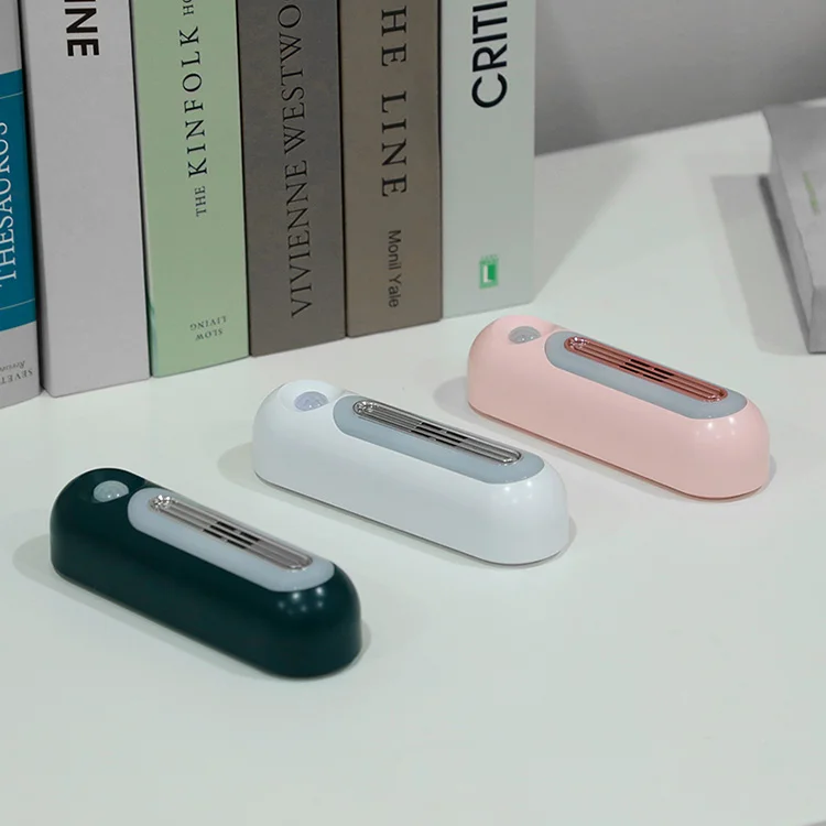 IMYCOO Mini Air Purifier Portable Usb Home Desktop Air Cleaner Negative Ion Purification With Night Light