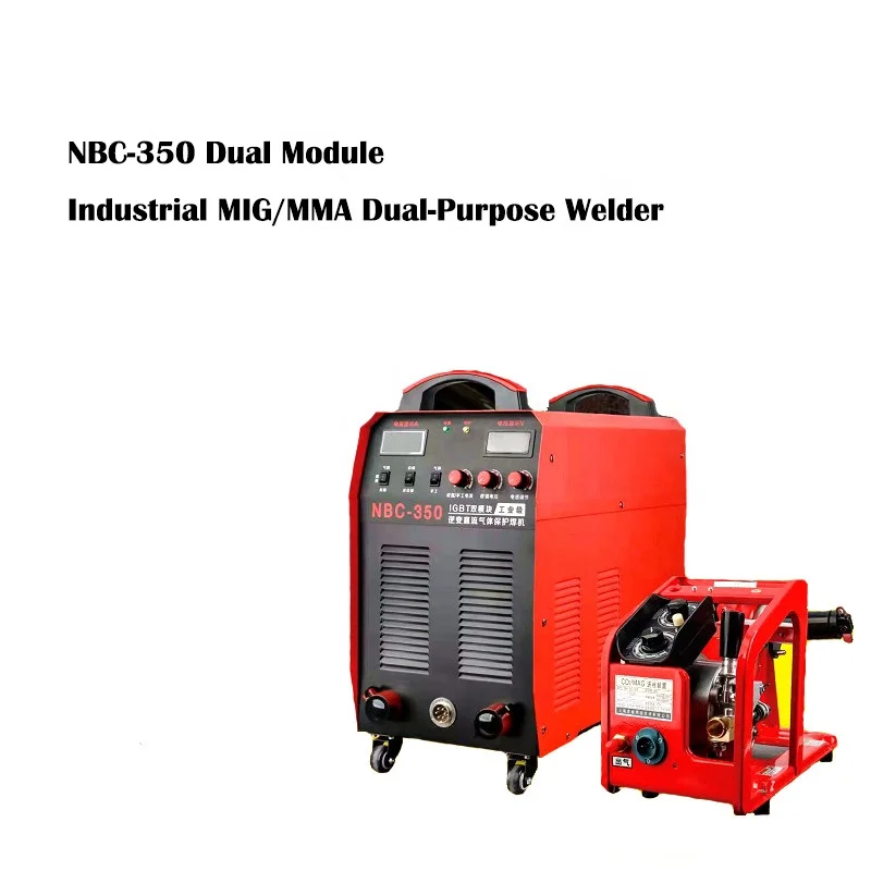 Sale  Dual Module Industrial MIG/MMA Dual-Purpose Welder 350 Amp MIG Welding Machine NBC-350 For Industrial