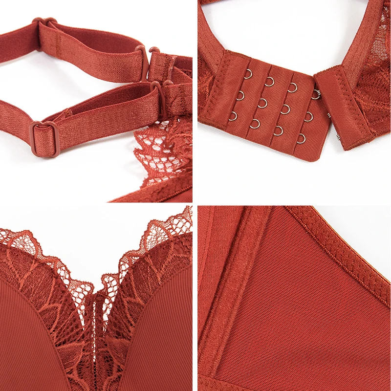 Top Quality Nice mixed Pure sexy breast without bra Color Wire free Seamless Bra