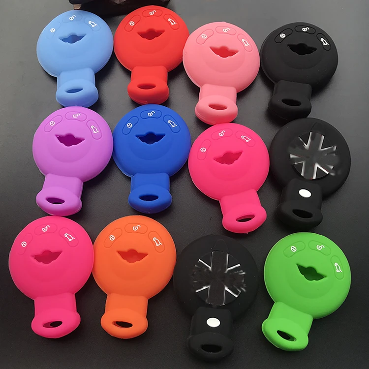 Silicone Car Key Cover Protector ACCESSORY  For F55 F56 2014 - 2015 ,S Roadster R55 R56 R57 R58 R59 Key Case For Mini Cooper
