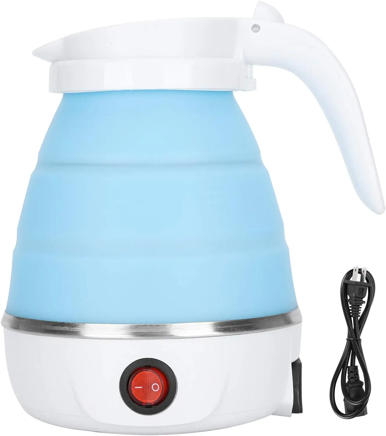 Mini Folding Kettle Silicone Electric Kettle Travel Kettle Retractable Portable Small Outdoor OEM Mini Cappuccino Machine 800