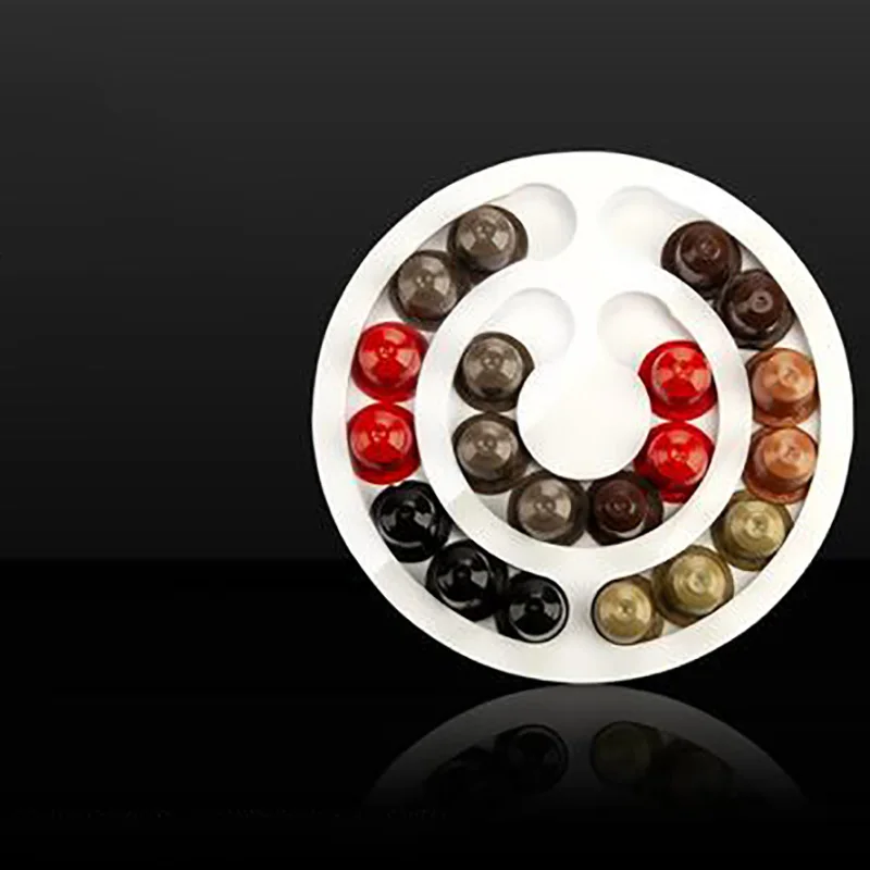 
Wall Mount Coffee Pod Storage Holder Coffee Capsules Kitchen Organizer Compatible with Nespresso Small Original Line Coffee Pods 