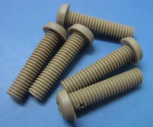 Customized Precision Plastic Screws Bolts Plastic Fastening Screws