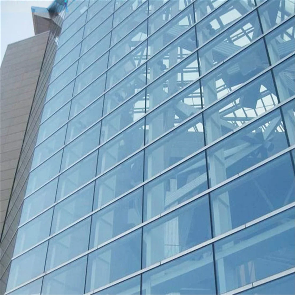Aluminum Frame Glass High Quality Curtain Walls Facade For Building Exterior