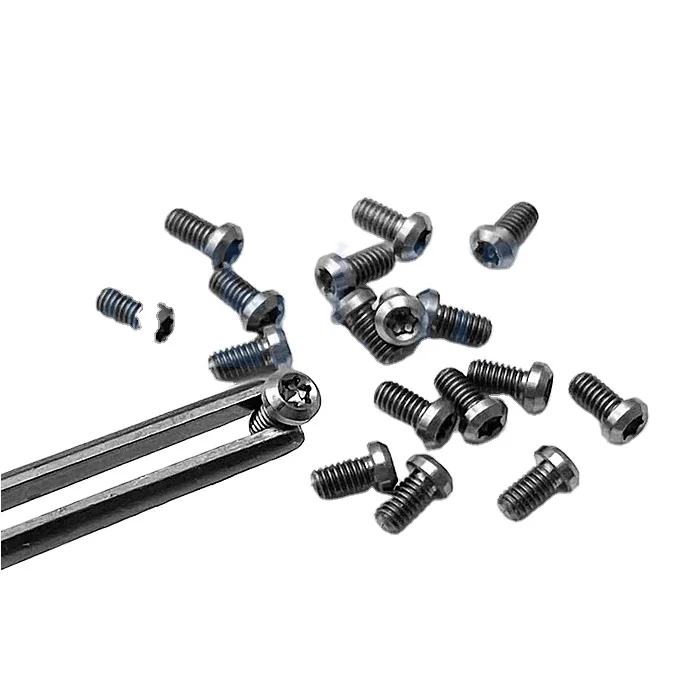 Custom Titanium alloy screw M2 M2.5 Torx 6 Torx8 bolts for knives clip parts