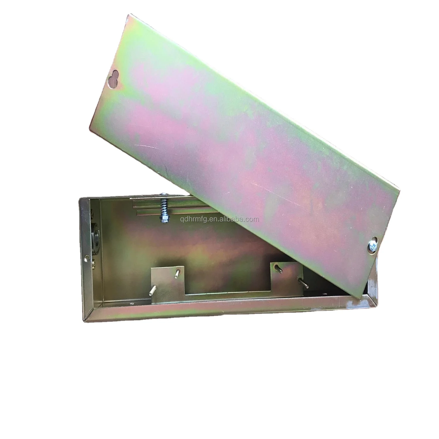 Custom cnc precision Carbon Steel galvanize stamping part Bending Parts Sheet Metal Fabrication metal case metal box