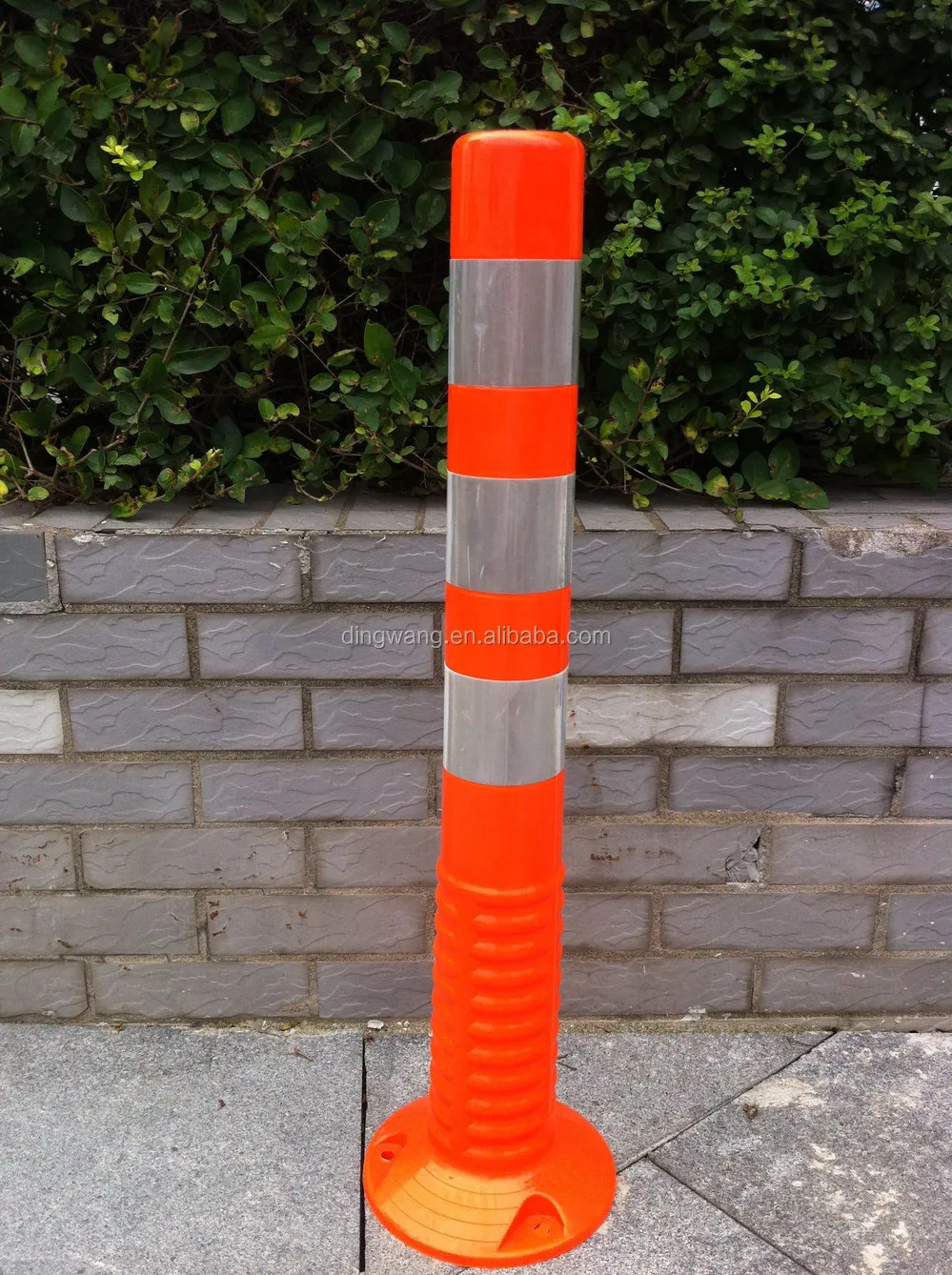Traffic Bollard Flexible Road Divider Flexible TPU Warning Post