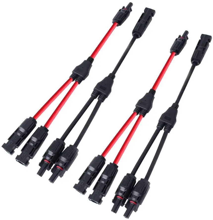 High quality Wire Splitter Adapter Male and Female Y Branch Solar Panel Connector