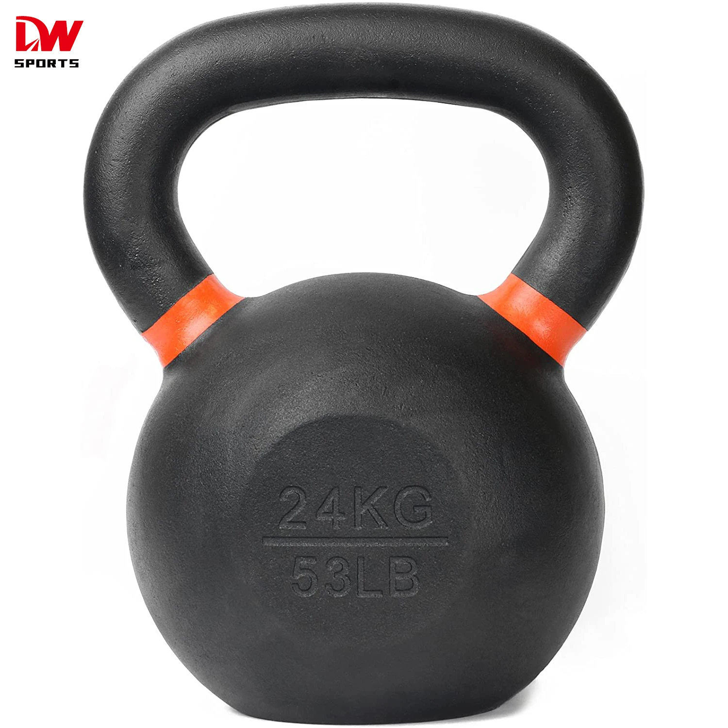 DW SPORTS, Лидер продаж, черный чугунный кетлбелл для тренажерного зала, фитнеса