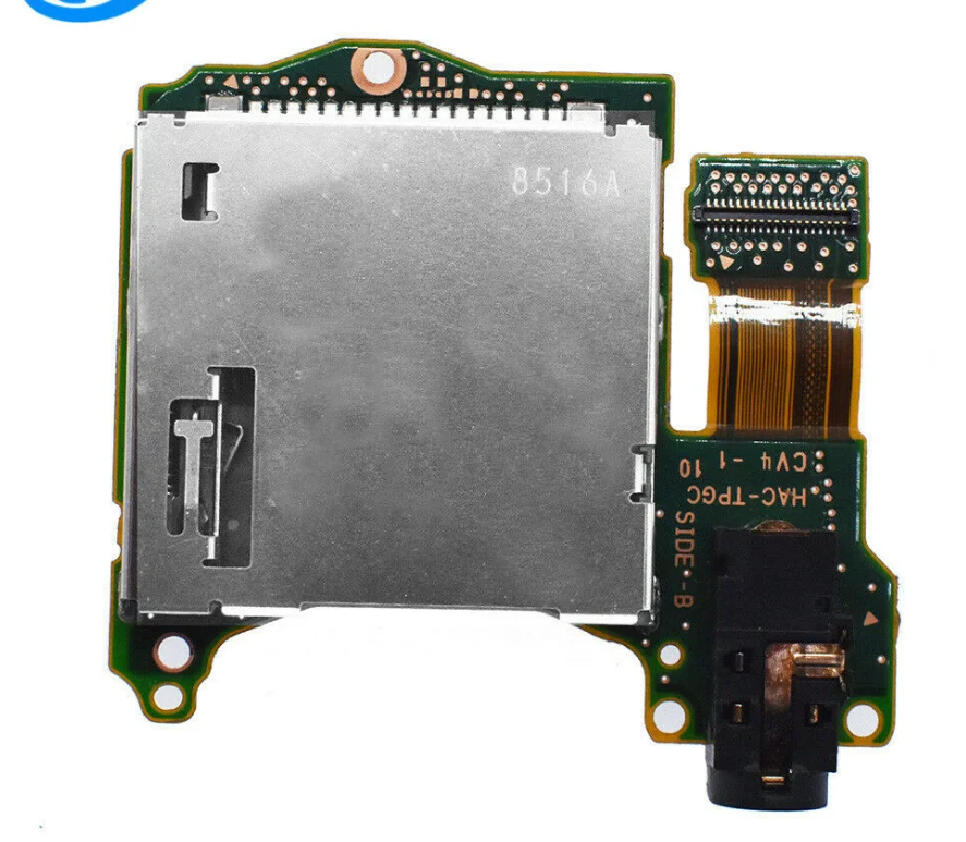 Game Slot Card Reader Socke For  NS Switch Game Console Repair Parts Game Card with Headphones Port