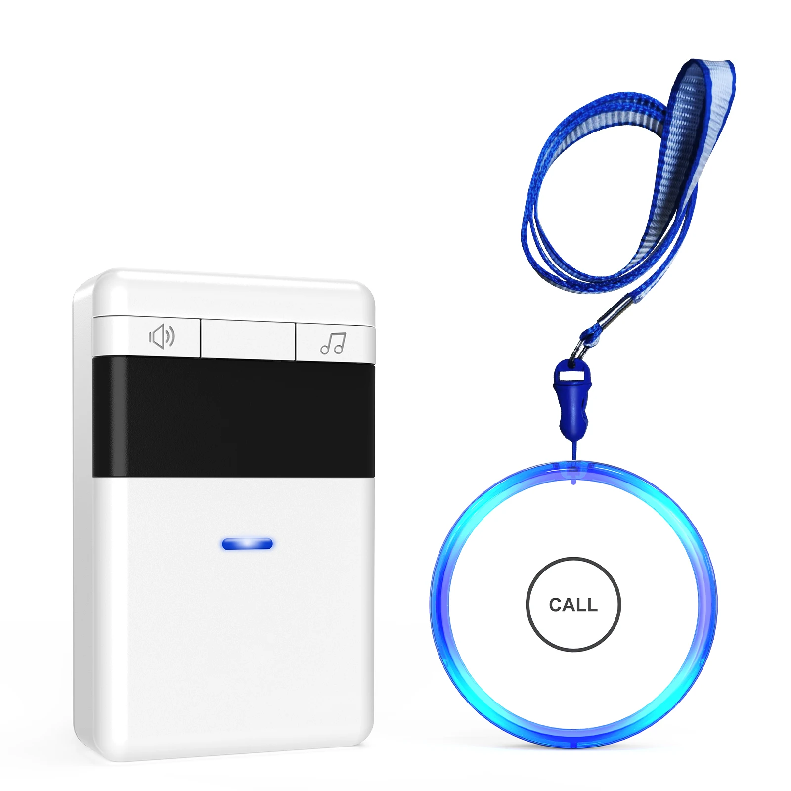 Tuya wifi self defense alarm keychain Emergency button Personal alarm 433MHz Pager Waterproof Wireless doorbell 300m