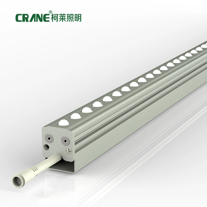 Outdoor Aluminum Ip65 Dmx Rgb Pixel Led Bar Light Linear Tube Light For Facade Architectural Lighting