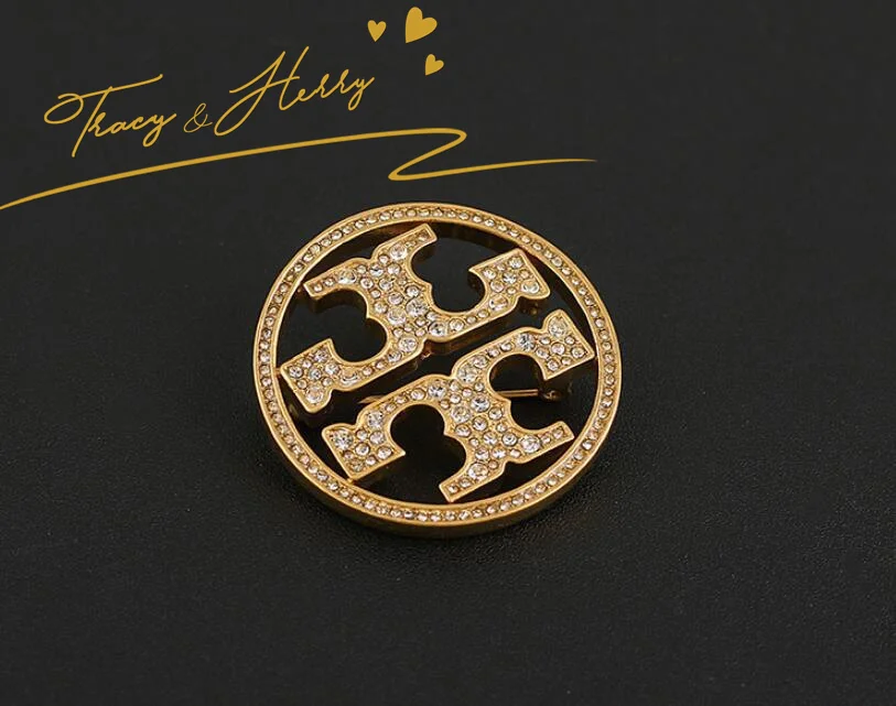 Tracy-Herry Angel Wings Brooch Simple Fashion Personality Imitation Pearl Brooch All-match Clothing Accessories