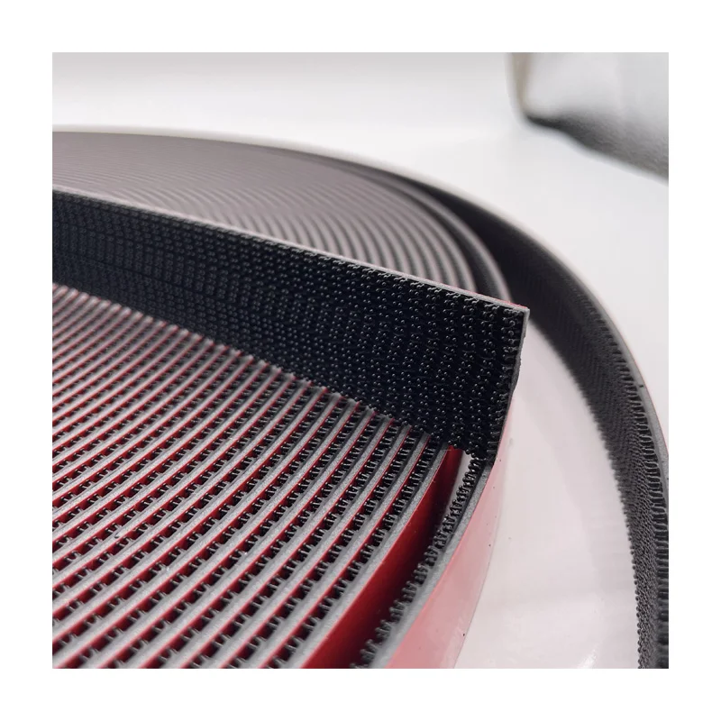 Strong Heavy Duty Self Adhesive Reclosable Fastener Black Dual Lock Hook Tape