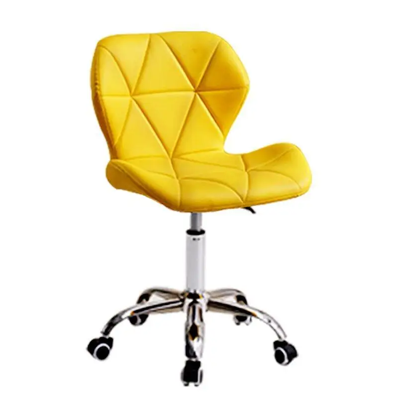 Custom modern salon waiting barber stool hairdressing chair PU leather stainless steel swivel bar high chair
