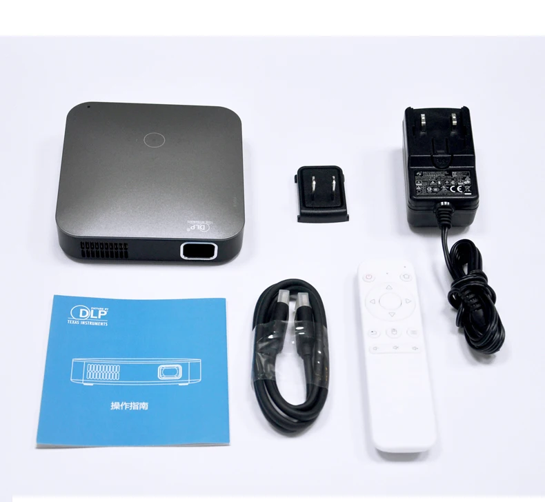 
2020 Hot 3000 Lumens DLP Wifi Android Handheld Mini Smart Projector 4K 