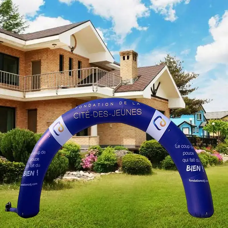 Factory outlet Publicity inflatable arch with customized logo for sports events