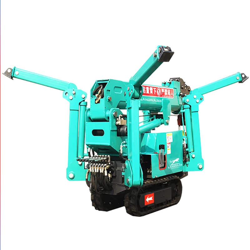1 Ton 3 Ton 5 Ton 8 Ton Hydraulic Spider Crane Telescopic Boom Mini Folding Construction Crane