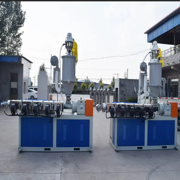 Plastic corrugated bellows tube extruder machine production line