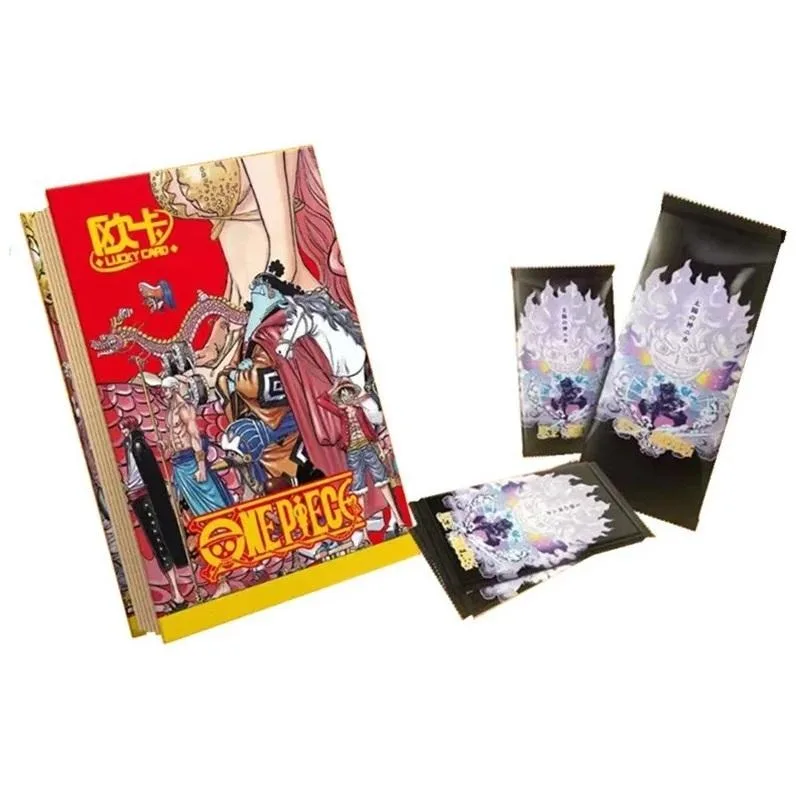 Lucky Card Vol.8 One Pieced Game Trading Cards Booster Box Japan Anime Luffy Zoro Nami Collectible CCG Card Kids Birthday Gift