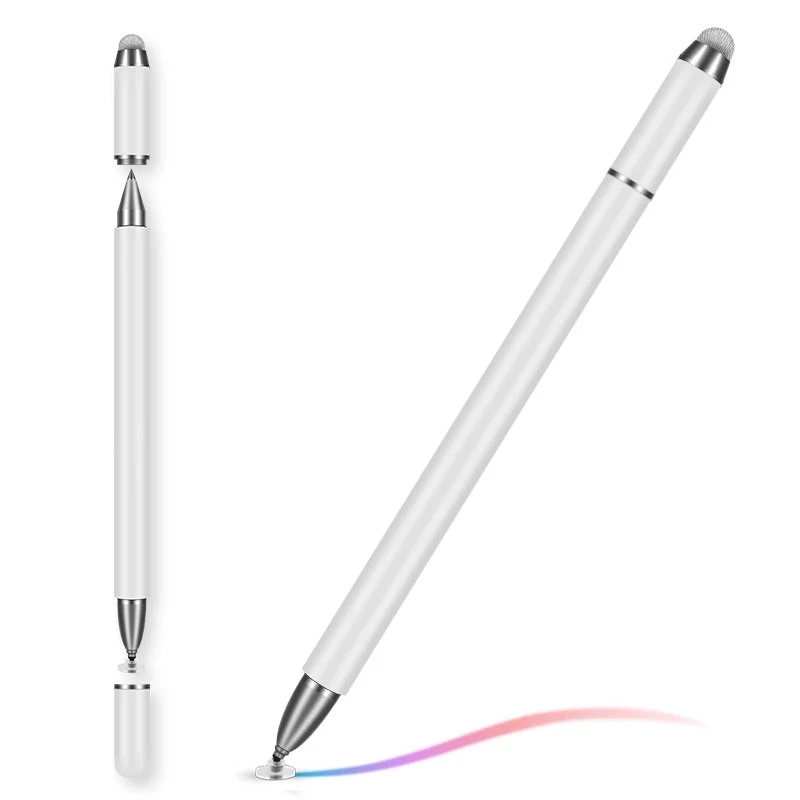 Custom Logo Capacitive Touch Screen Stylus Pen Mesh Disc Smart Pens For Ipad And Android  Ios