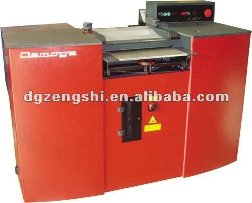 Band knife splitting machine for leather