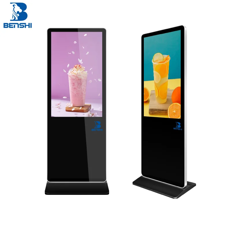 
43' -65' Floor Stand Touch Screen lcd Interactive Digital Signage and Display Advertising Player Kiosk Screen 