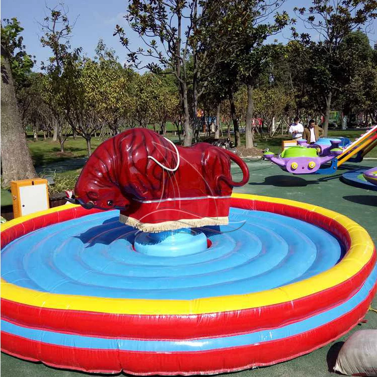 China supplier Wholesale price mechanical bull ride attraction and safety games mechanical bull for kids and adults
