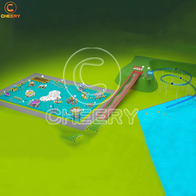 Special design park business plan new commercial theme park outdoor amusement playground for kids adults