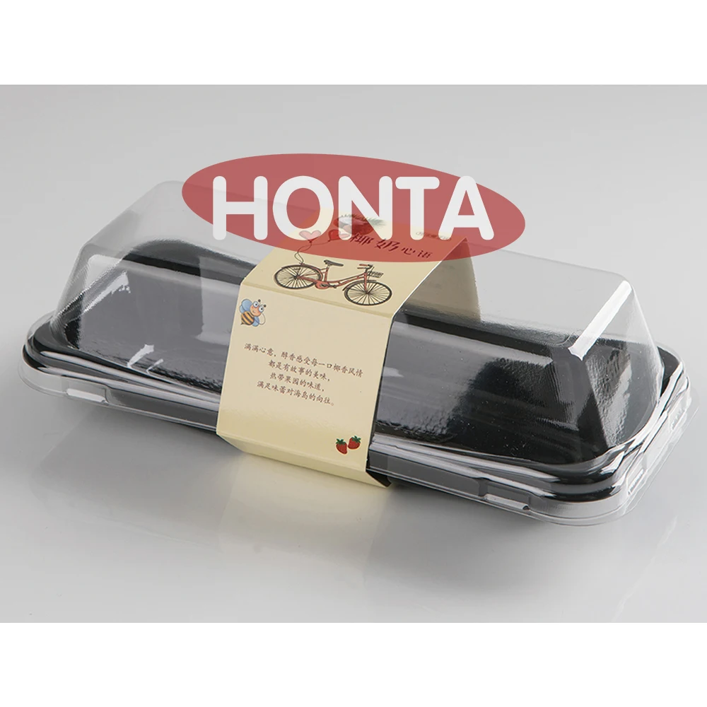 Clear transparent for rectangular disposable with lid plastic food boxes pet small transparent food plastic box